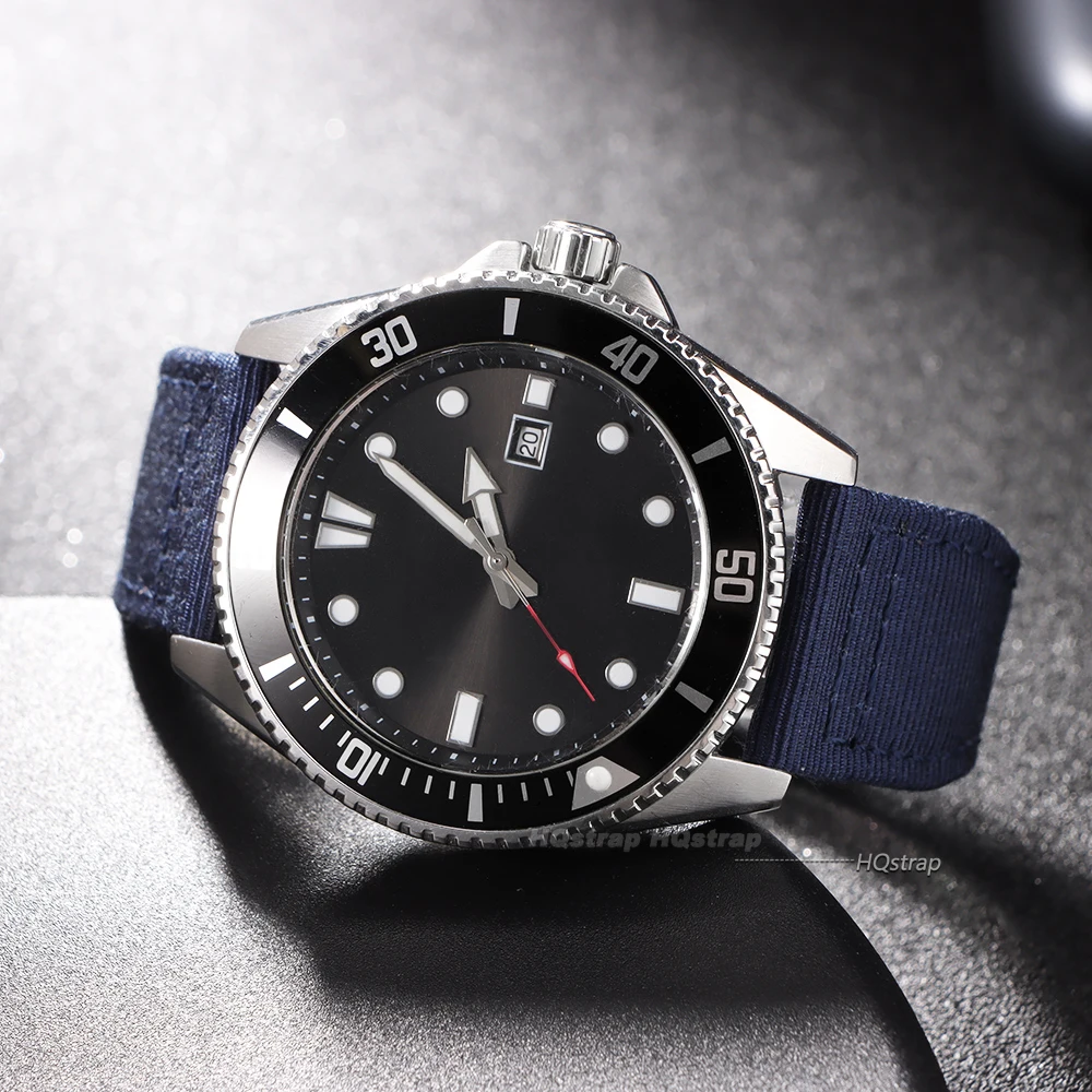 Нейлоновый холщовый ремешок для часов 20 мм, 21 мм, 22 мм для IWC Pilot, женский и мужской кожаный ремень на запястье, черный армейско-зеленый синий браслет из воловьей кожи (art.: 3920cf36ca98b) - 3920cf36ca98b