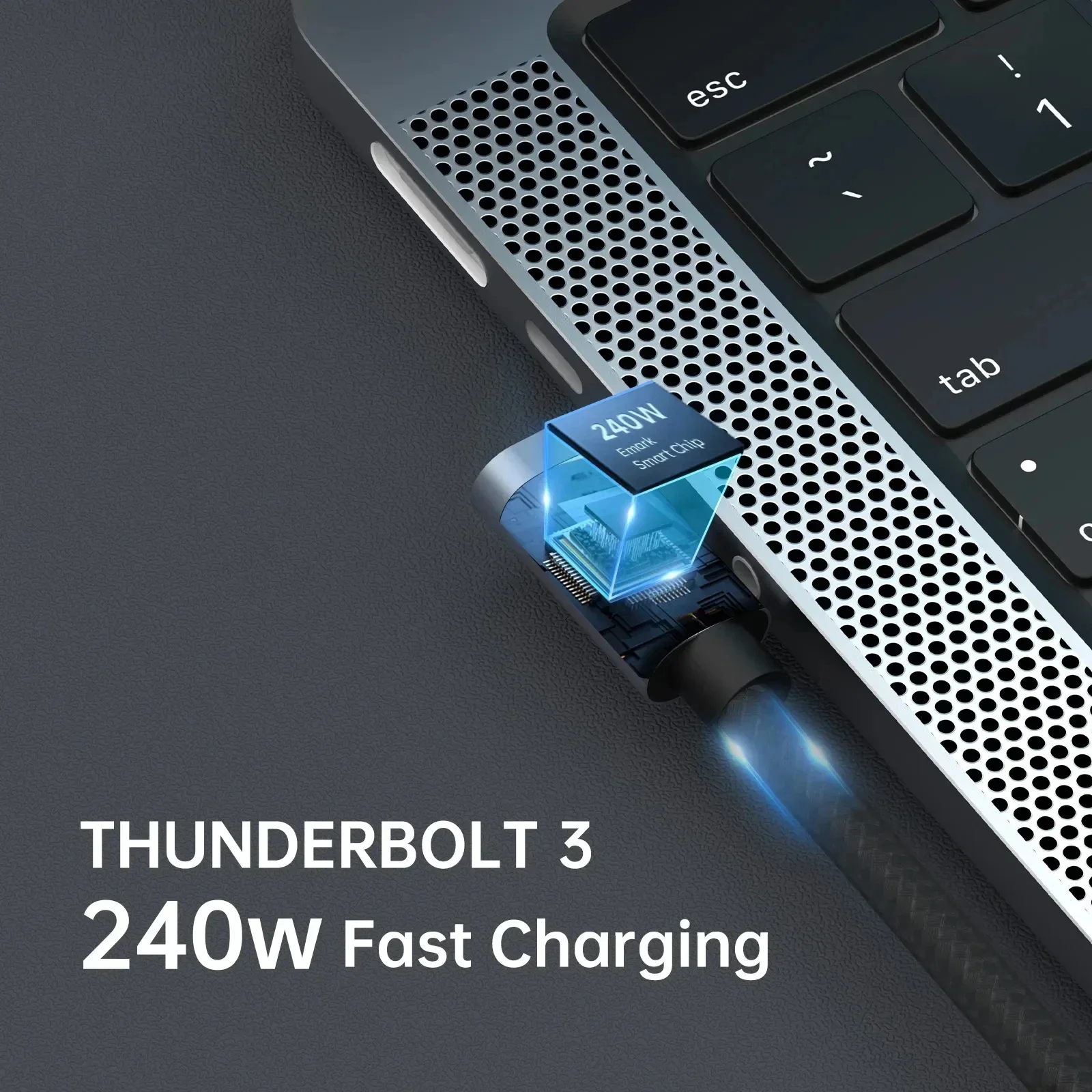 Кабель 8K USB 4 типа C 40 Гбит/с 240 Вт