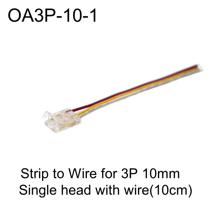 

COB Стандартный соединитель для проводов 2, 3, 4-контактное соединение, мини-Пряжка без пайки, FCOB RGB CCT, Фотолюминесцентная лента, 5/8/10 мм, разъем с проводом