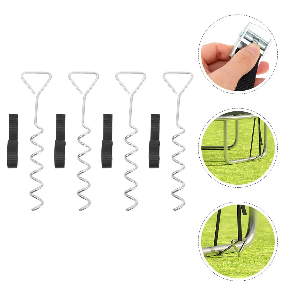 

Stakes Heavy Duty Decorate Metal Tent Ground Pegs Suite Camping Outdoor Ribbon Snow