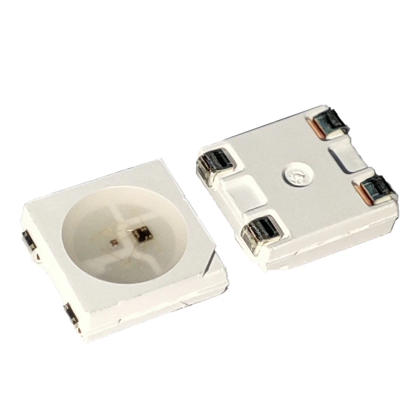 24 бита SK6812HV Высокое напряжение 12 В SK6812HV 4 контакта искусственная программируемая лампа Bead RGB 5050 SMD IC LED Chip HV адресный свет