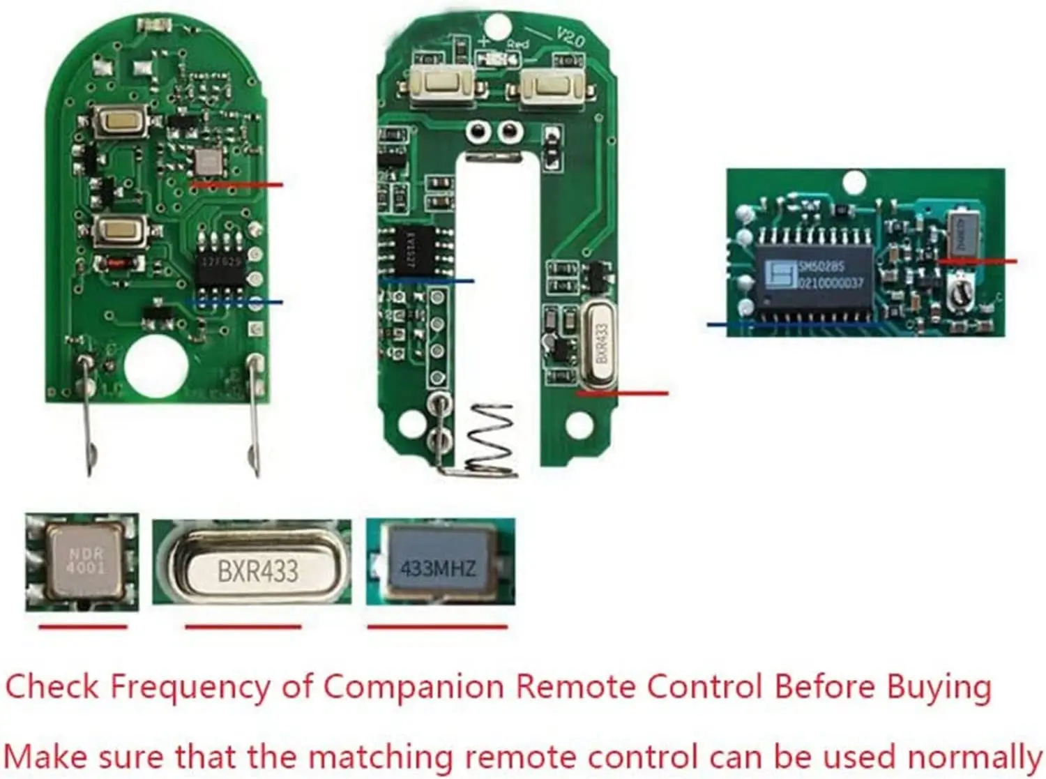 Только совместим с пультом дистанционного управления 433 МГц Открыватель ворот
