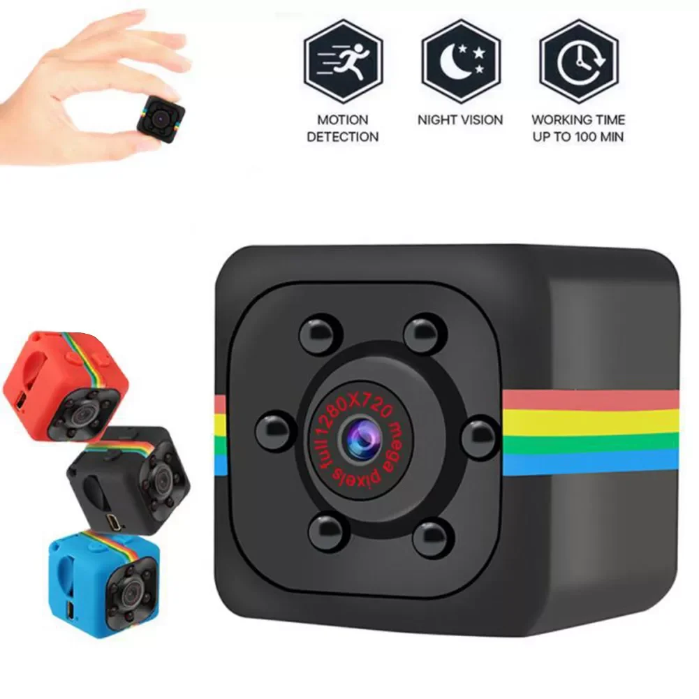 

Camera HD 1080P Night Vision Camcorder Motion DVR Micro Camera Sport DV Video Ultra Small Cam with 32GB TF Card SQ11