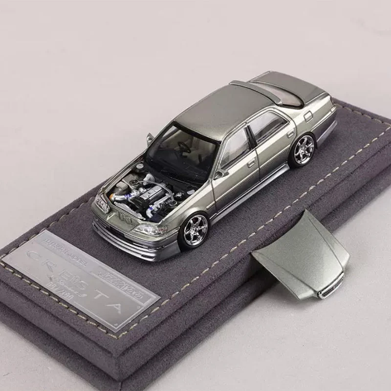 Фото Mortal 1:64 Масштабная модель автомобиля Cresta JZX100 из сплава, статическая, для демонстрации, коллекционная игрушка, подарок, сувенир №3