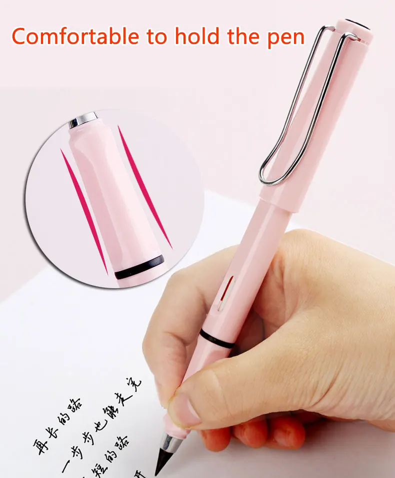 7PCS/set eternal pencil and refill art drawing sketch pen kawaii inkless magic school supplies kids stationery gifts | Канцтовары для