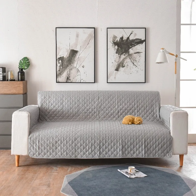 

The four seasons general one sofa cover half a pack type solid color sofa sets