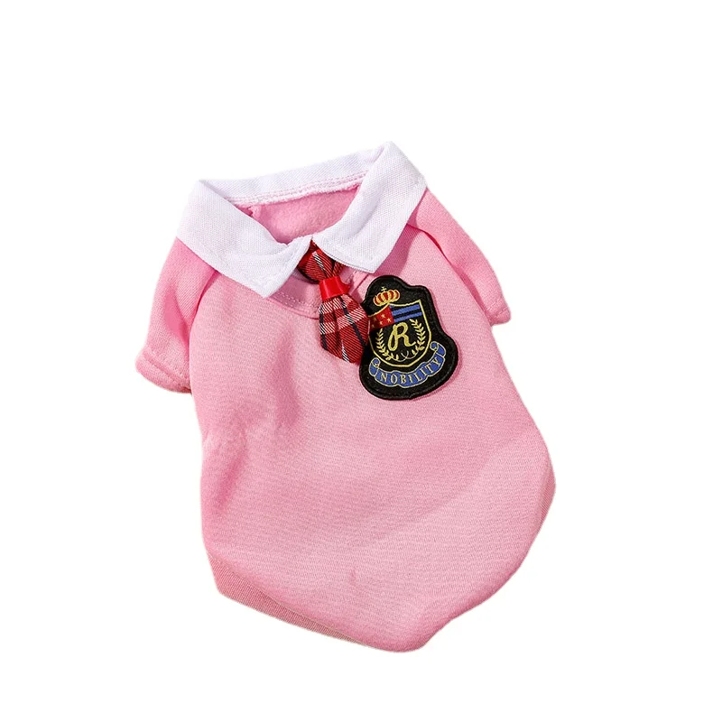 

Pet Dog Clothes Summer Puppy Shirts Chihuahua Clothes Ropapero Cat Vests Pug French Bulldog Accessories Pink Dog Uniforms Skirts