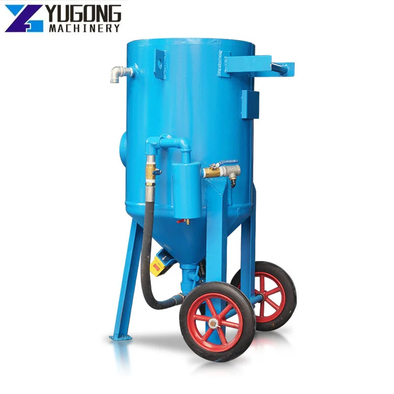 

Protection Sandblasting Outdoor Pipeline Building Cleaning Sandblasting Pot Automatic Water Wet Sandblaster Environmental