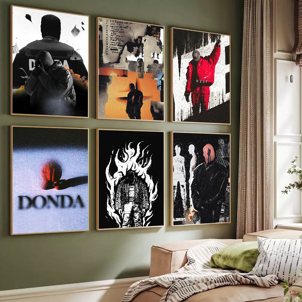 Канье Уэст Донда печать плакатов фестиваль произведений искусства спальня клуб