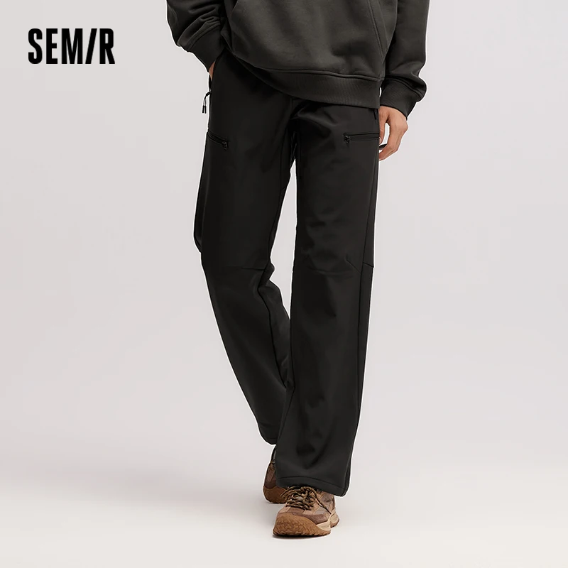 Semir повседневные мужские брюки 2024 новые зимние рабочие водонепроницаемые
