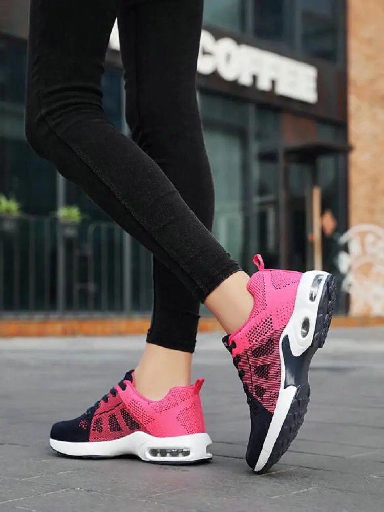 Women Sport Shoes Fashion Platform Sneakers Ladies Spring Winter Flats Running Shoe Comfortable Force Comprehensiv Training Shoe