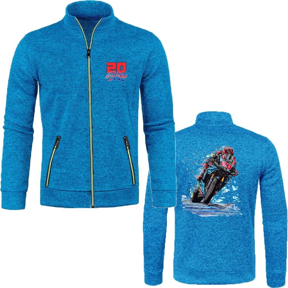 Мужские толстовки куртки на молнии флисовый спортивный костюм мотоциклист гонки