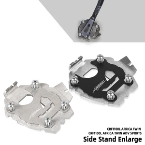 For Honda CRF1100L AFRICATWIN CRF1100L AFRICA TWIN ADVENTURE SPORTS 2019 2020 2021 Kickstand Extension Foot Side Stand Enlarger