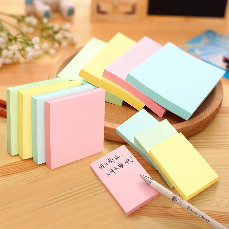 

【Agenda 2022】Bloco Adesivo Papel Lembrete Com 80 Folhas / 76mm x 76mm, Material Escolar