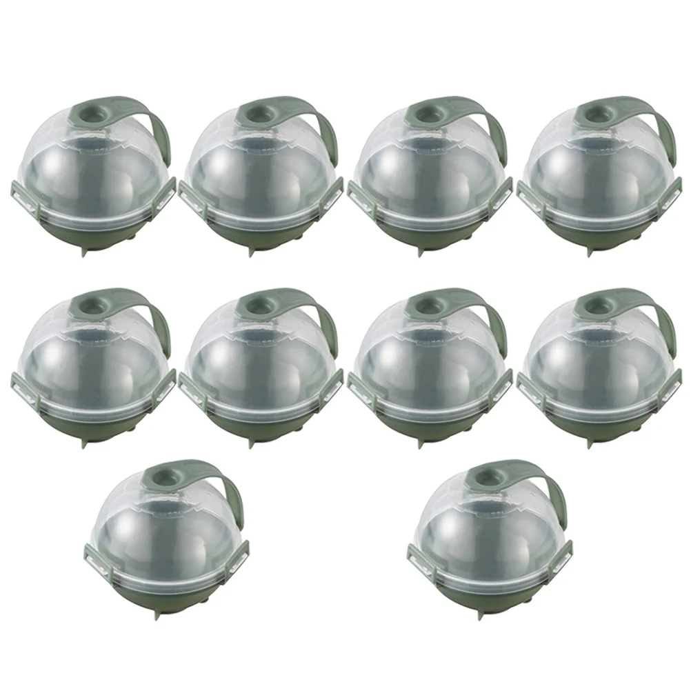

10PCS Plastic Ice Mould Round Ice Making Tool Ice Maker Home Bar Tool
