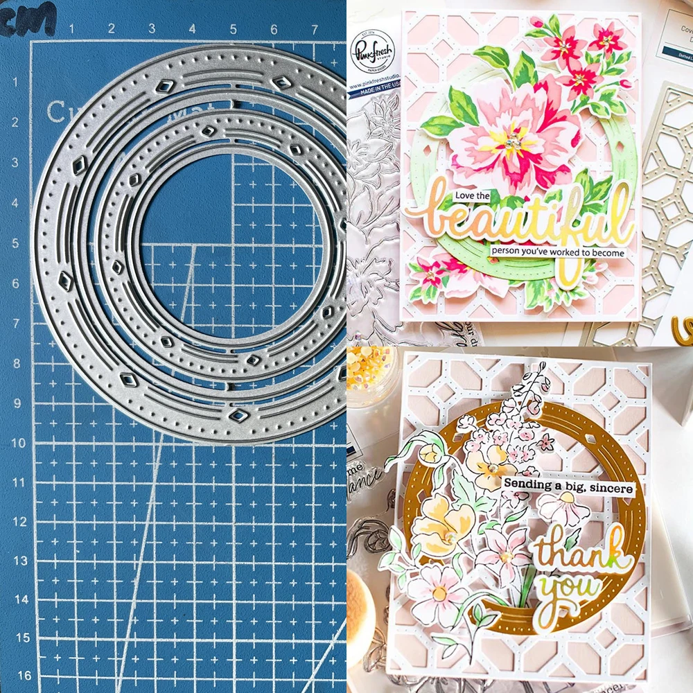 elska bogini wykrojniki do metalu fantazyjne koła Diy Scrapbooking Album fotograficzny dekoracyjne tłoczenie kartki papierowe rzemiosło