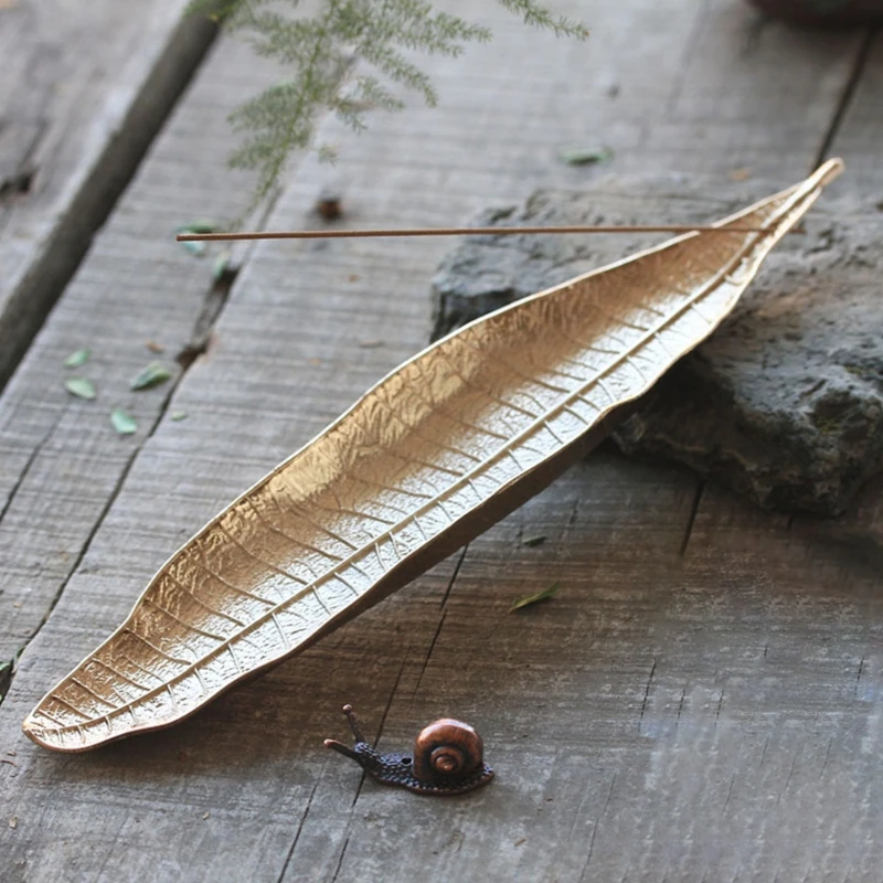 Набор держателей для благовоний курильница с листом и улиткой Ловец держатель