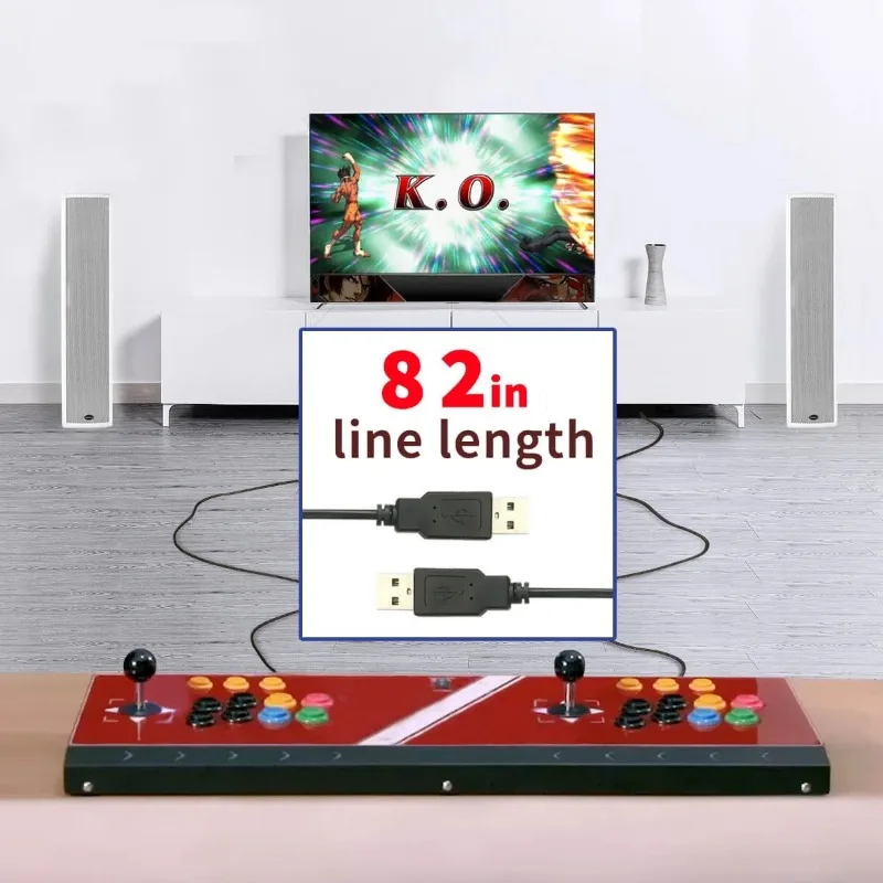 Игровая консоль для 2 игроков аркадный джойстик боевая палка NEOGEO Mini/PC/PS Classic/Switch/PS3