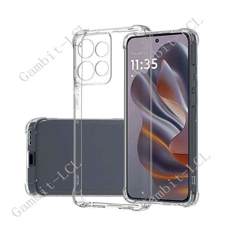 Фото Чехол с защитой от падения для Motorola Edge 50 Neo 60 60Neo XT2409-6 XT2409-1, мягкий противоударный чехол из ТПУ, оригинальная задняя крышка для ThinkPhone 25 №3