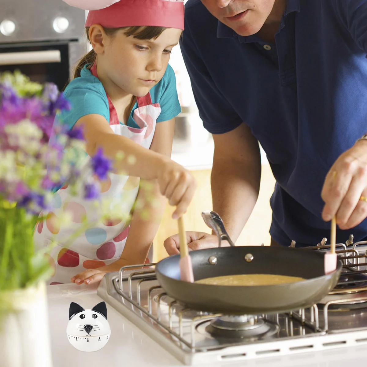 

Timer Kitchen Cooking Countdown Cat Mechanical Alarm Clock Animal Manual Timers Baking Cute Reminder Kids Shaped Minutes