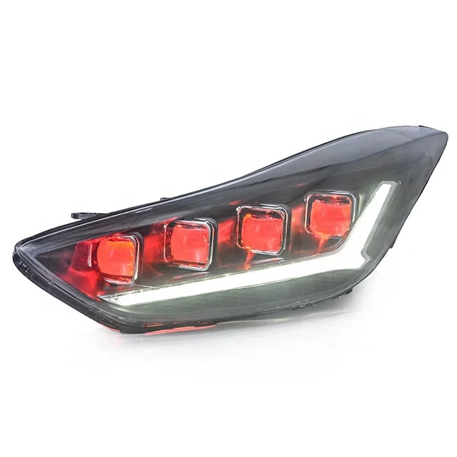 

4 projector lens 2011 Elantra LED headlight