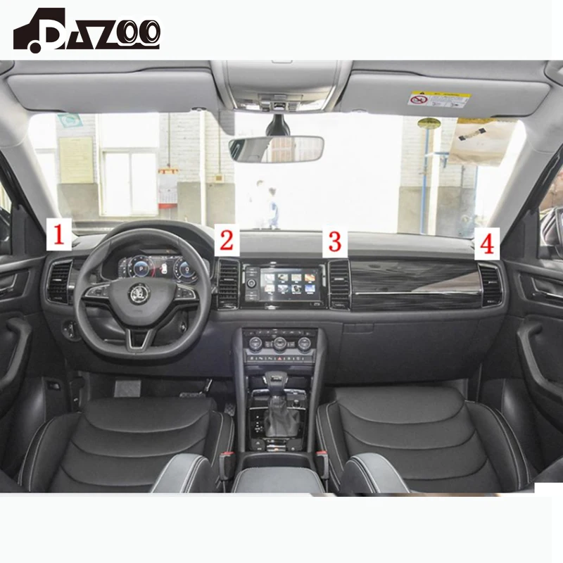 

For Skoda Kodiaq 2016-2020 Car Front Dashboard Air Conditioning Outlet A/C Air Conditioning Vents Car interior parts