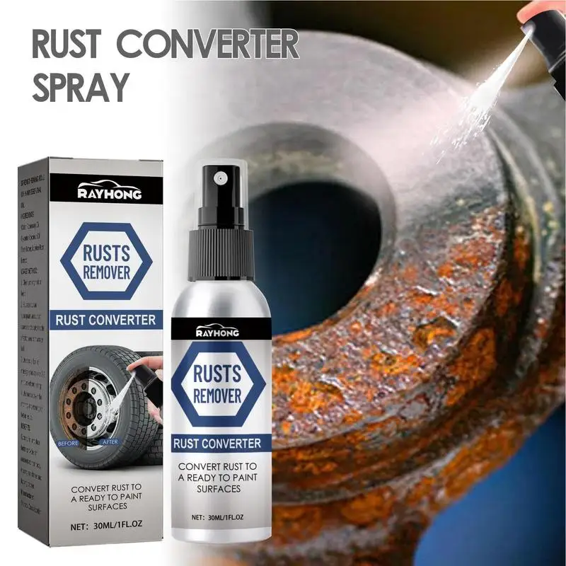 

Rust Remover for Car Chrome Cleaner Spray Car Retreading Plate Rust Remover Metal Surface Chrome Paint AllPurpose Rust Remover