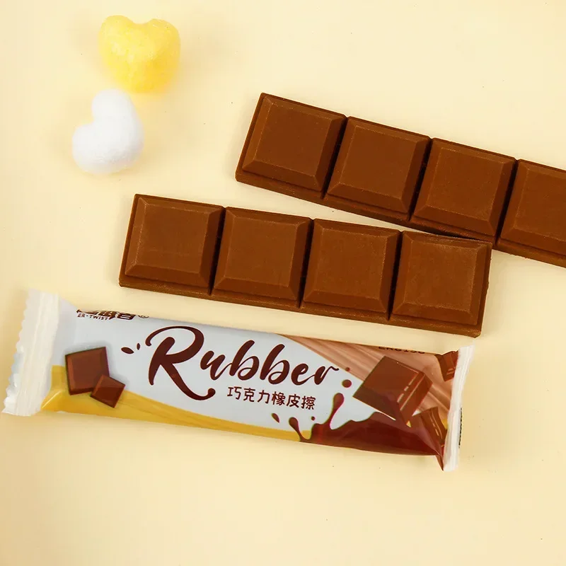 1/2 шт. кавайные резиновые ластики в форме шоколада ластик для коррекции письма