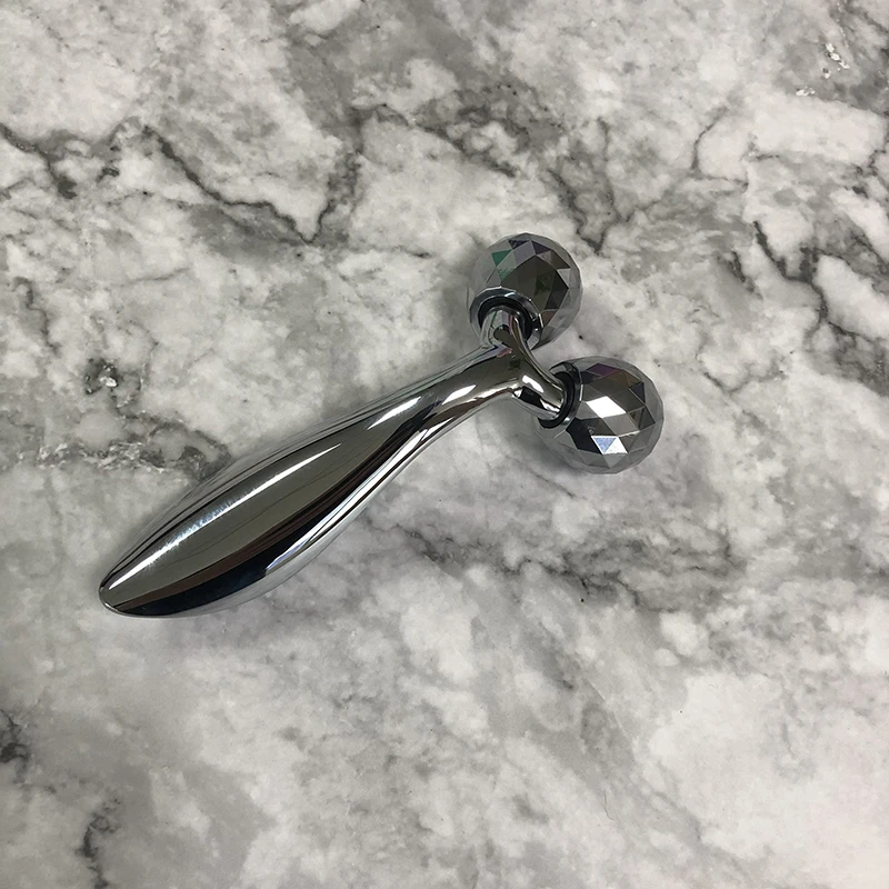 Роликовый массажер красоты 3D Инструменты для ухода за лицом V-образная форма