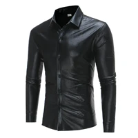 fashion new european and american nightclub personality pattern shirts for men