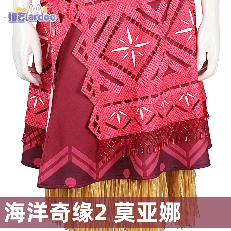 Моана Косплей Костюм Платье Униформа Хэллоуин Карнавальная Вечеринка Часть