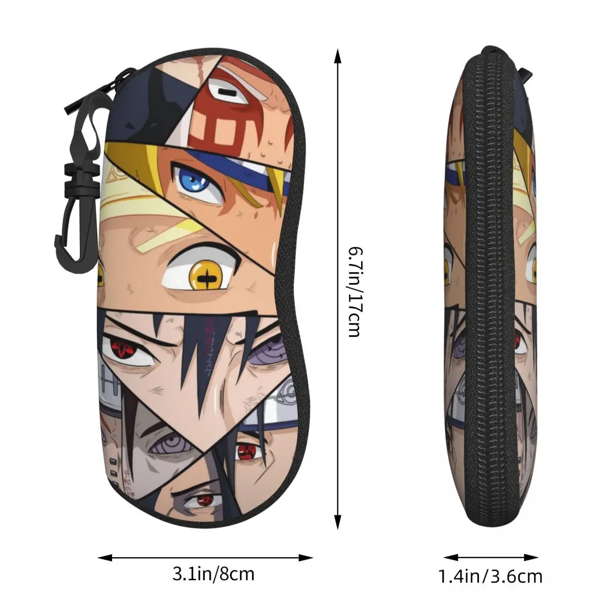 Сверхлегкий футляр для очков Naruto Soft Shell — устойчивая к царапинам и компактная