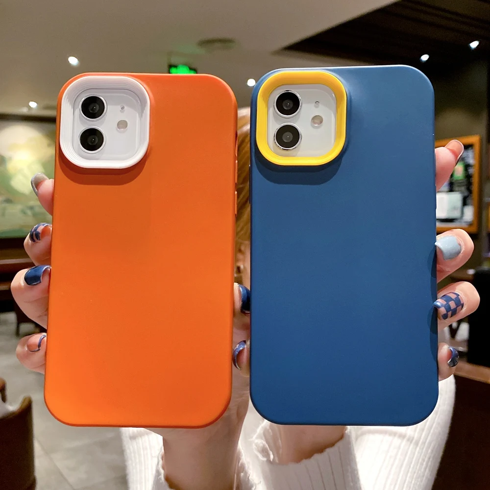 

For iPhone 15 Pro Max Liquid Silicone Solid Color Phone Case For iPhone 14 11 12 13 Pro Max 13 Mini 6 7 8 14 15 Plus TPU Covers