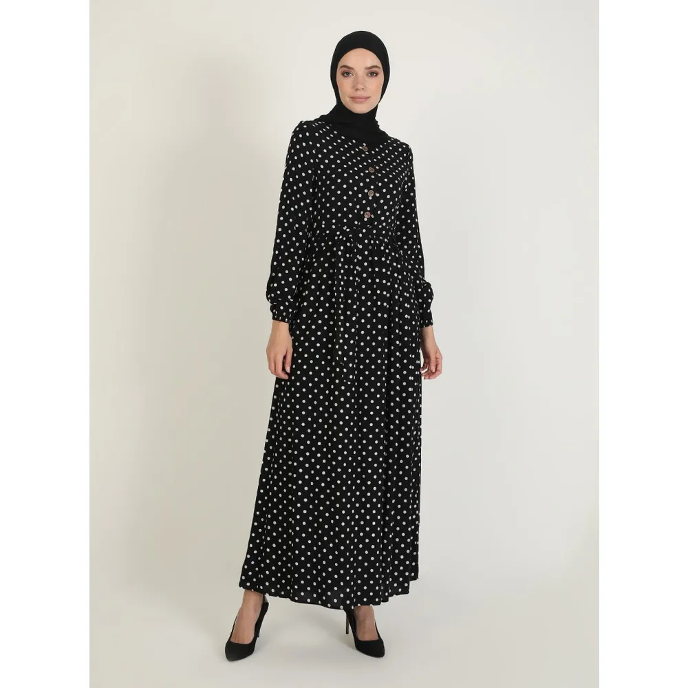 

Платье с рисунком Dorlie-черный-платье Dorlie