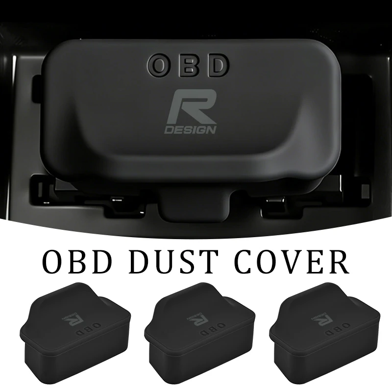 Фото Защитный чехол для автомобильного OBD-интерфейса, силиконовые пылезащитные накладки, аксессуары для интерьера Volvo V50 S60 XC60 S40 XC40 XC90 V60 S80 №2