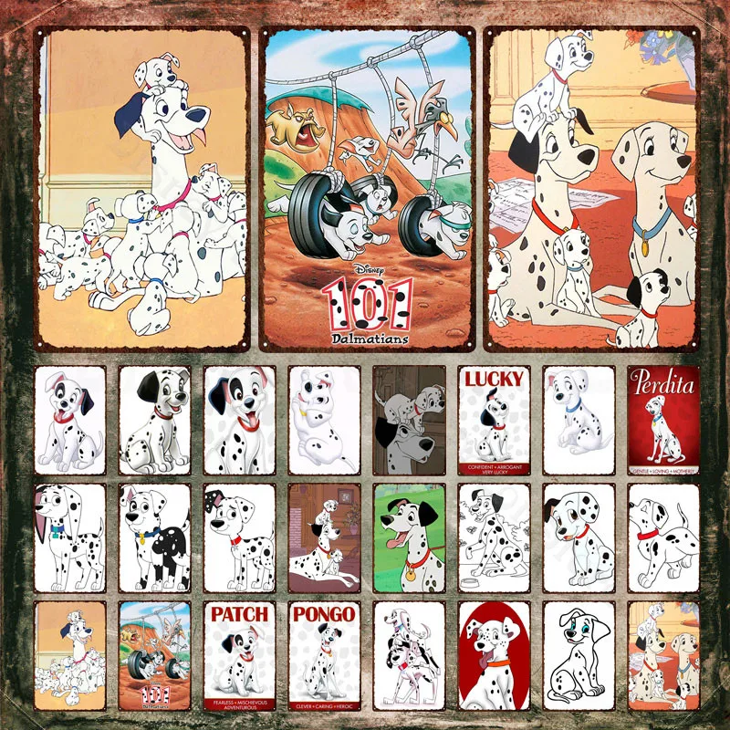 Металлические знаки из м/ф далматинцы |