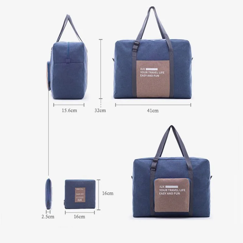 Большие вместительные унисекс сумки для хранения одежды складной вещевой