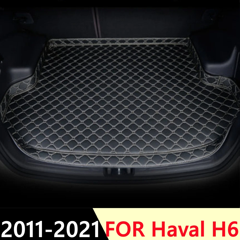 

Коврик для багажника автомобиля для Haval H6 2011 2012 2013-2021, высокая боковая Водонепроницаемая Задняя накладка для груза, коврик, автомобильные ак...