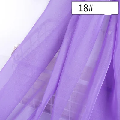

Soft Sheer Chiffon Fabric Tencel Tulle for Sewing Dress,Shirt,Curtain,Wedding Decor Black White Red Pink Blue by the meter