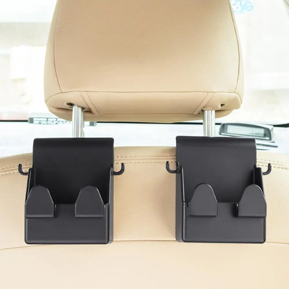 

Universal Car Seat Hook Rear Interior Portable Hanging Bag Holder Storage Bag Wallet Cloth Decorative Ornaments Storage