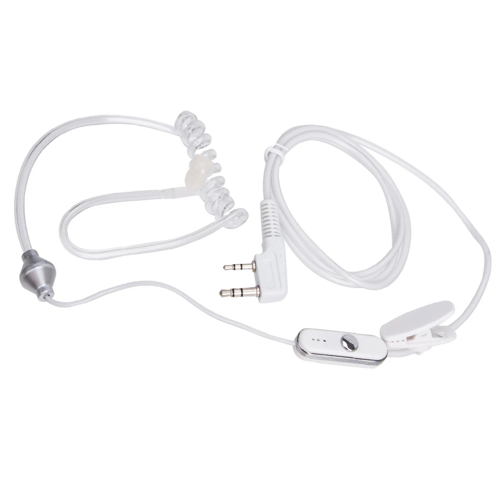 2-контактный двойной наушник с микрофоном PTT для BAOFENG KENWOOD/POFUNG/HYT/QUSHENG/LINTON/TYT и т. д.