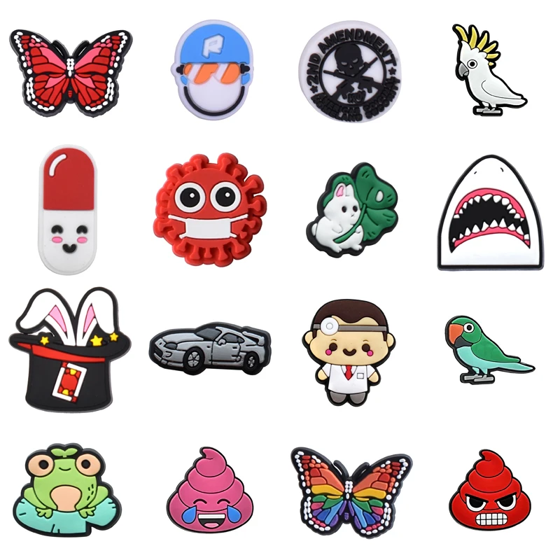 

Gifts Set Jeans Shoe Charms Decorations for Crocs Kids Girl Wholesale Bulk Packs Boy Para Pins Men Shoes Accessories Women Charm