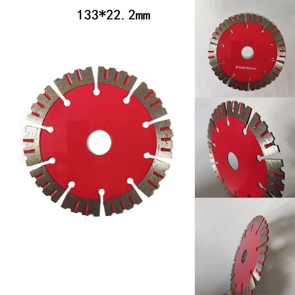 

Diamond Saw Blade Dry Cutting Disc For Marble Concrete Porcelain Tile Granite Quartz Stone Concrete Cutting Discs 133*22.23mm