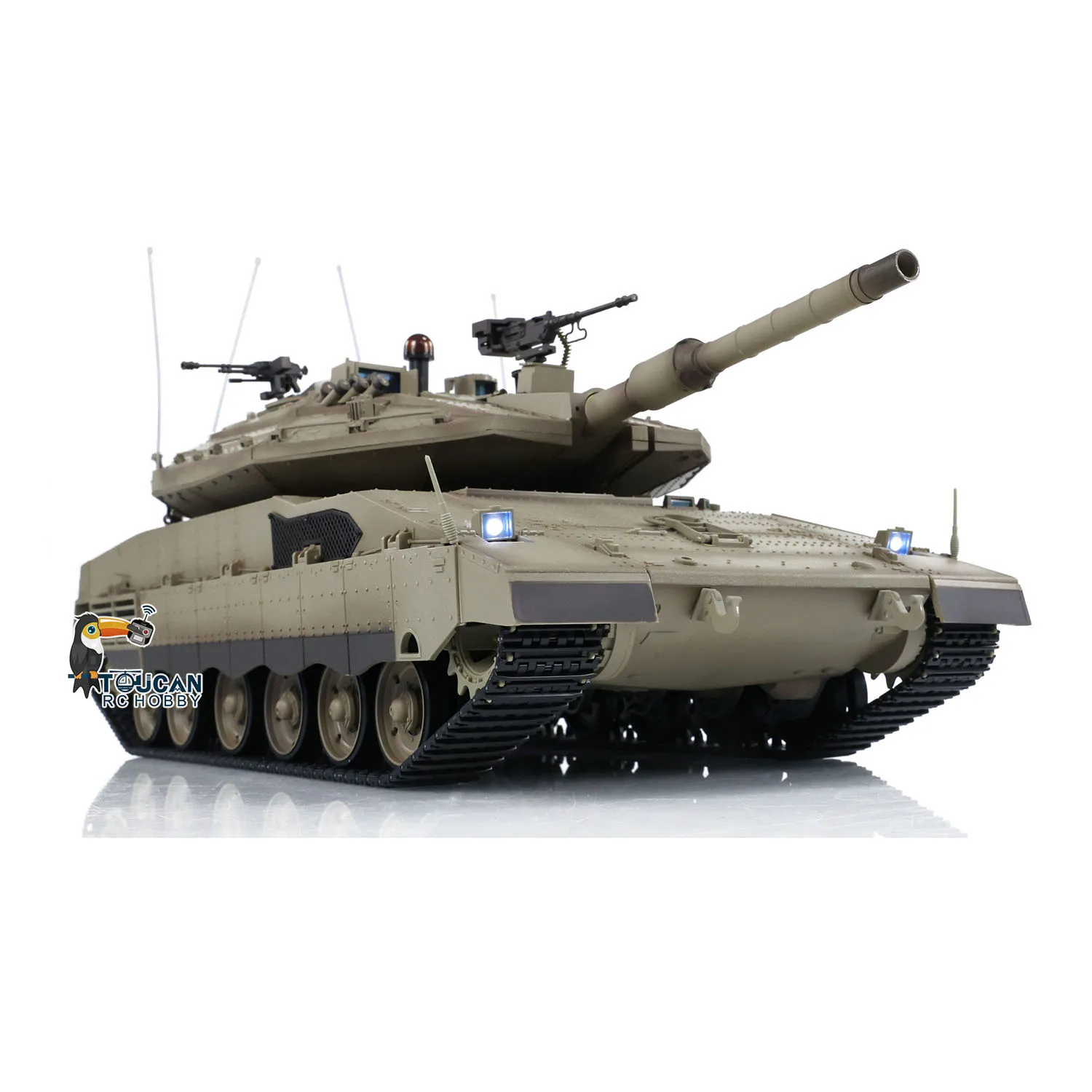 Фото Heng Long 1/16 3958 Радиоуправляемые танки IDF Merkava MK IV Модели камер FPV с дымовым эффектом Инфракрасная битва Металлическая коробка передач Армейский автомобиль Игрушки №3