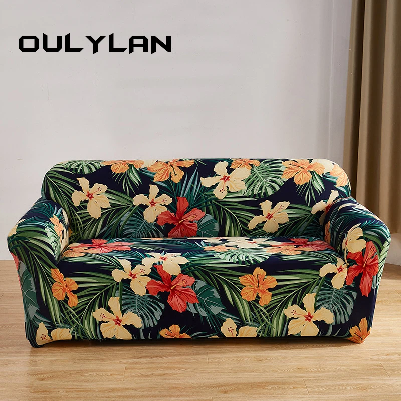 

Эластичный плотный чехол Oulylan, универсальный чехол для дивана в гостиную из спандекса, секционный Чехол для мебели