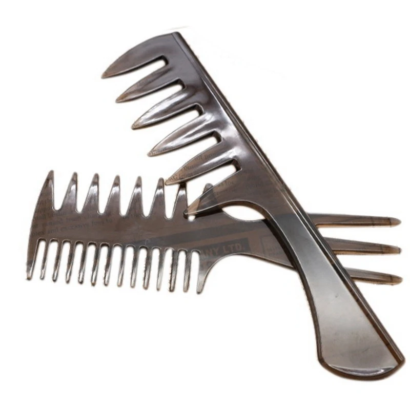 

1Set Professional Men's Styling Comb Set Retro Oil Hair Comb Texture Comb Men's Beauty Tool