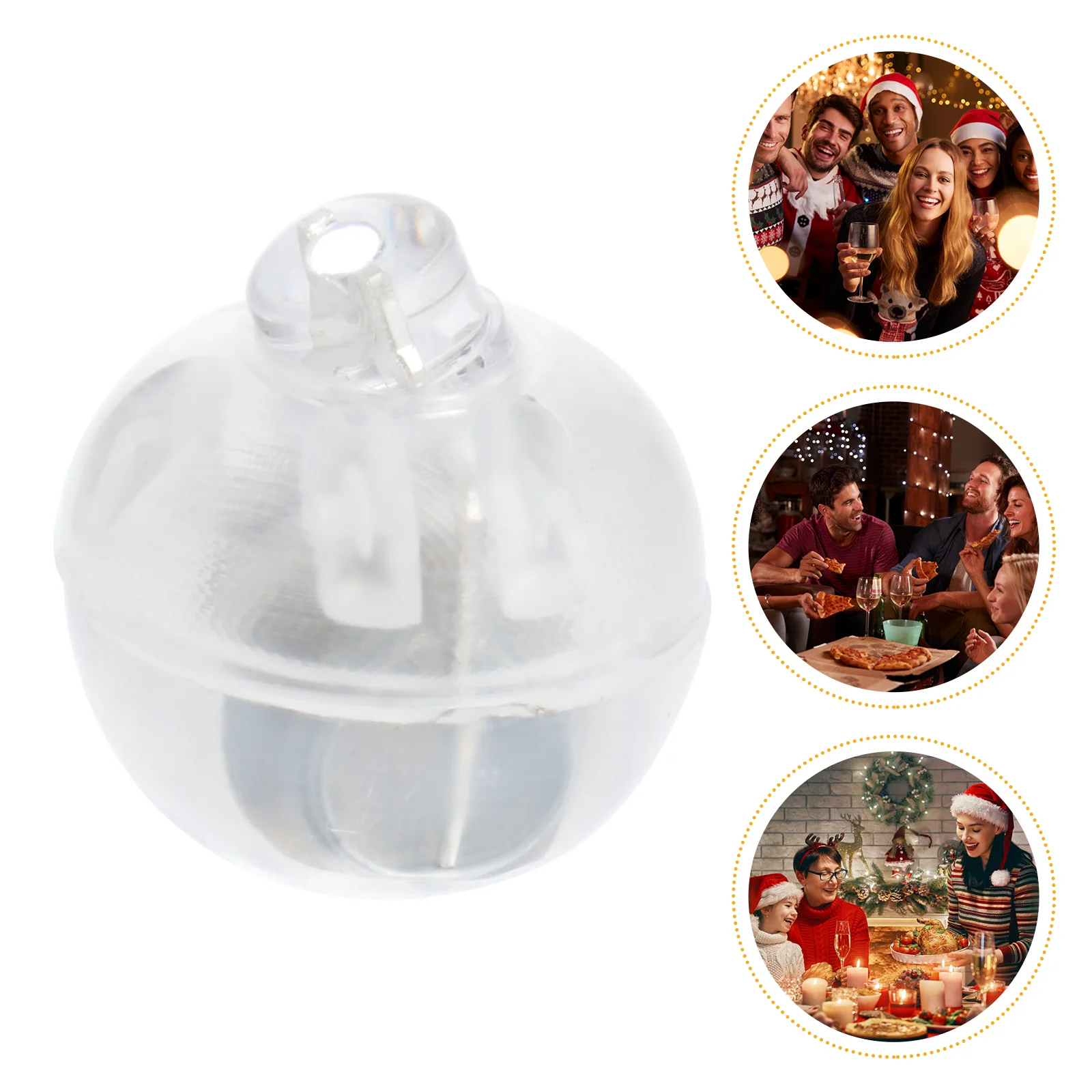 

100 Round Lights Luminous Tumbler Mini Lamps Balloon Decoration for Party Paper Lantern