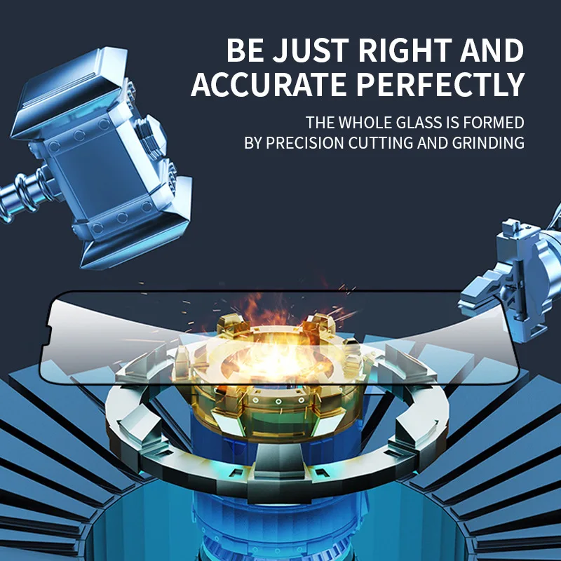 25Pcs 21H Full Glue Tempered Glass for iPhone 14 13 12 11 Pro XS Max 13 Mini X XR 6s 7 8 plus SWIFT HORSE Screen Protector