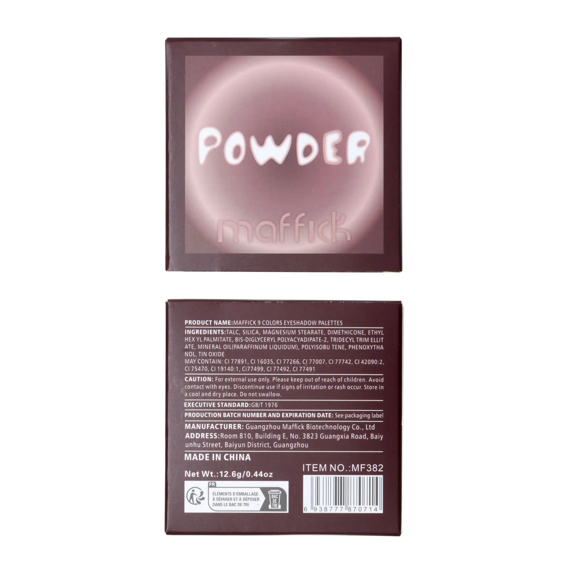 MAFFICK многоцветные матовые тени для век