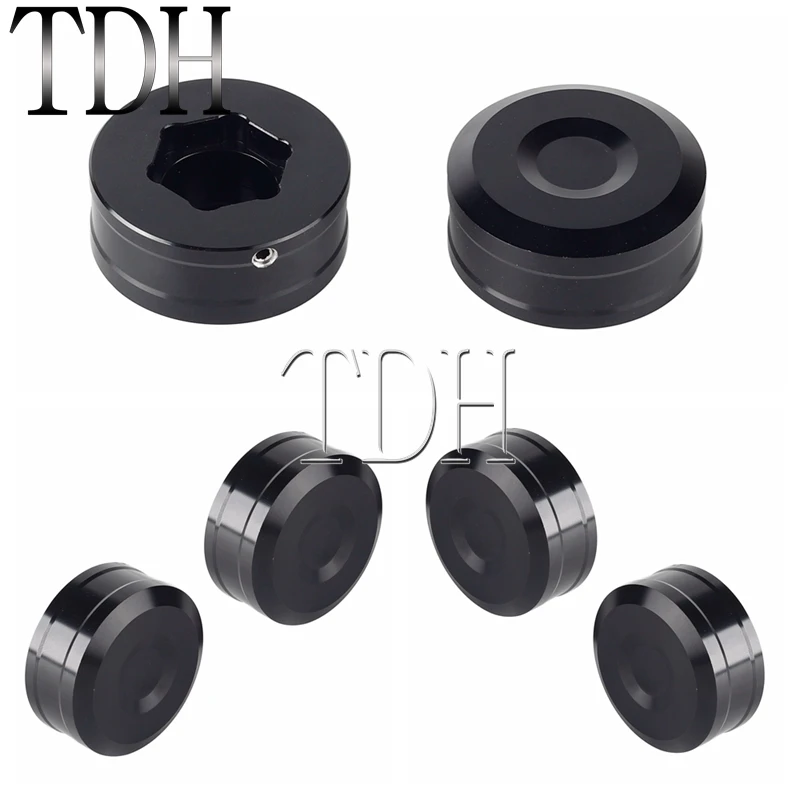 Черные верхние колпачки вилки для SPORTSTER S RA1250 RH 1250 21-UP CNC Алюминиевые Верхние штока